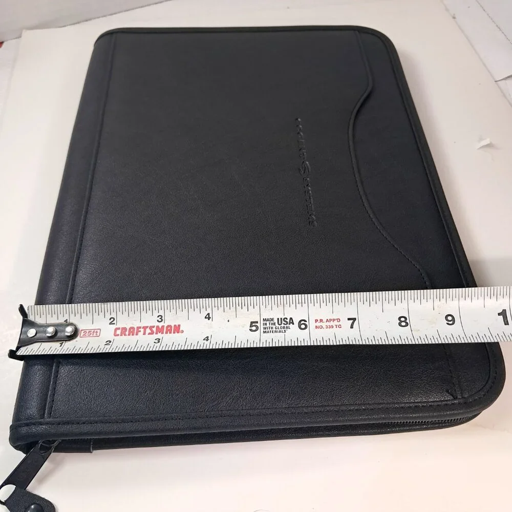Cogent Systems planner‎ organizer black zippered case office school business